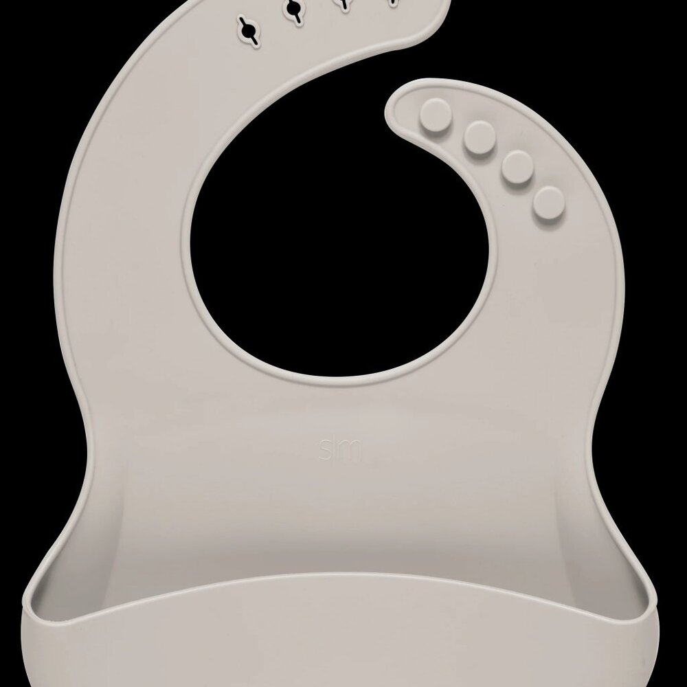 Bennett Silicone Bib - Almond Birch